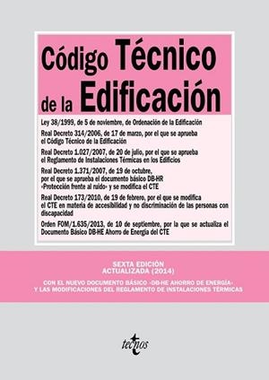 CÓDIGO TÉCNICO DE LA EDIFICACIÓN ACTUALIZADA 2014 | 9788430961399 | Llibreria Drac - Librería de Olot | Comprar libros en catalán y castellano online