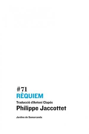 RÈQUIEM | 9788497665087 | JACCOTTET, PHILIPPE | Llibreria Drac - Llibreria d'Olot | Comprar llibres en català i castellà online
