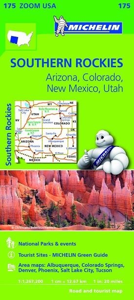 SOUTHERN ROCKIES: ARIZONA, COLORADO, NEW MEXICO, UTAH (MAPA ZOOM 175) | 9782067190887 | AAVV | Llibreria Drac - Librería de Olot | Comprar libros en catalán y castellano online