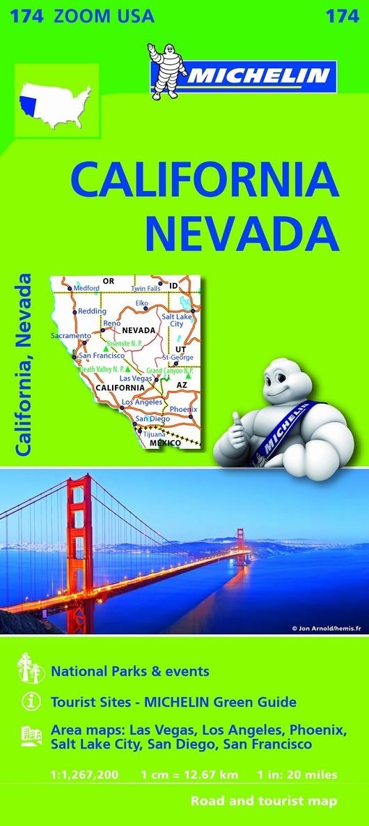 CALIFORNIA, NEVADA (MAPA ZOOM 174) | 9782067190511 | VVAA | Llibreria Drac - Librería de Olot | Comprar libros en catalán y castellano online