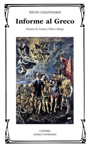 INFORME AL GRECO | 9788437632650 | CASANDSAKIS, NICOS | Llibreria Drac - Llibreria d'Olot | Comprar llibres en català i castellà online