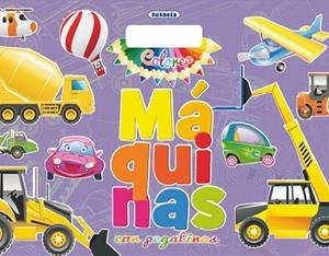 COLOREA MÁQUINAS CON PEGATINAS | 9788467726367 | AAVV | Llibreria Drac - Llibreria d'Olot | Comprar llibres en català i castellà online