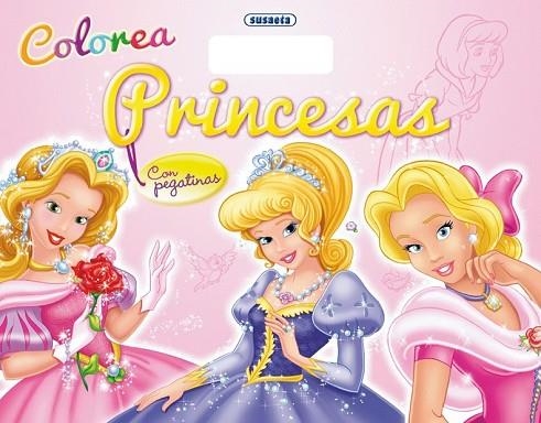 COLOREA PRINCESAS CON PEGATINAS | 9788467720983 | AAVV | Llibreria Drac - Llibreria d'Olot | Comprar llibres en català i castellà online