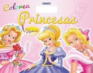 COLOREA PRINCESAS CON PEGATINAS | 9788467720983 | AAVV | Llibreria Drac - Llibreria d'Olot | Comprar llibres en català i castellà online
