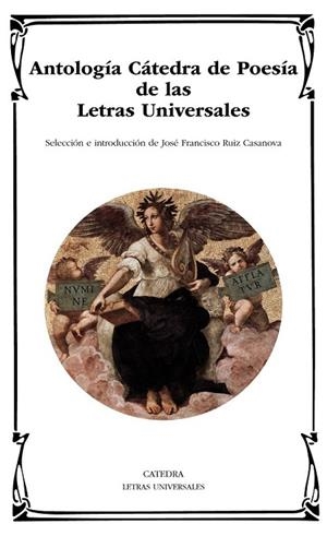 ANTOLOGÍA CÁTEDRA DE POESÍA DE LAS LETRAS UNIVERSALES | 9788437632964 | AAVV | Llibreria Drac - Librería de Olot | Comprar libros en catalán y castellano online