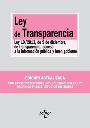 LEY DE TRANSPARENCIA | 9788430962334 | AAVV | Llibreria Drac - Librería de Olot | Comprar libros en catalán y castellano online