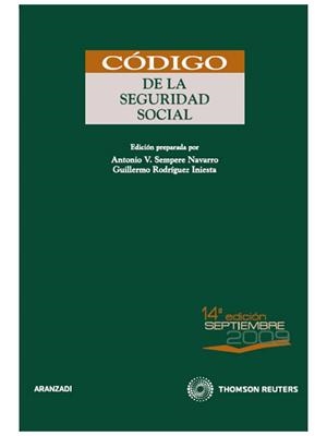 CODIGO DE LA SEGURIDAD SOCIAL | 9788499032597 | RODRÍGUEZ INIESTA, GUILLERMO/SEMPERE NAVARRO, ANTONIO V. | Llibreria Drac - Librería de Olot | Comprar libros en catalán y castellano online