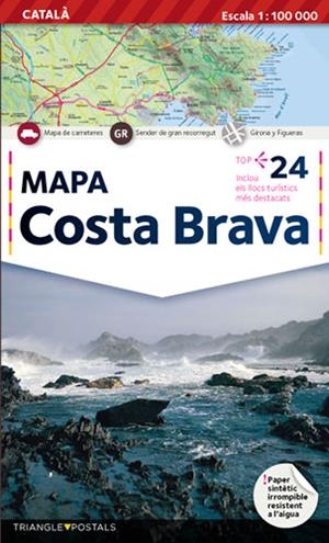 MAPA COSTA BRAVA | 9788484781622 | AAVV | Llibreria Drac - Llibreria d'Olot | Comprar llibres en català i castellà online