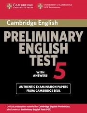 CAMBRIDGE PRELIMINARY ENGLISH TEST 5 STUDENT'S BOOK WITH ANSWERS | 9780521714389 | VV.AA. | Llibreria Drac - Librería de Olot | Comprar libros en catalán y castellano online
