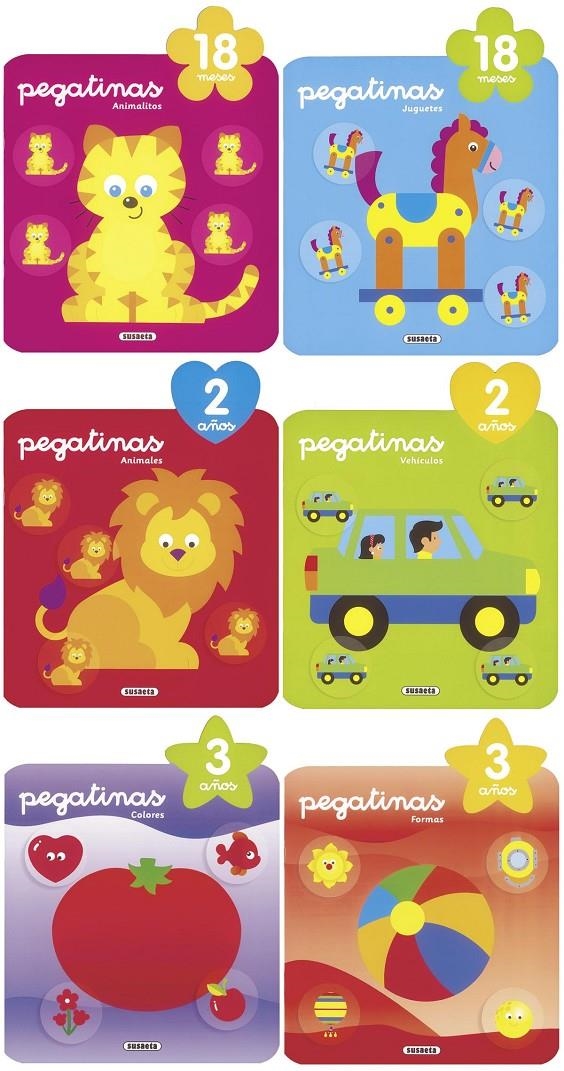 CRECE CON PEGATINAS (6 TÍTULOS) | 9788467727685 | BUSQUETS, JORDI | Llibreria Drac - Librería de Olot | Comprar libros en catalán y castellano online