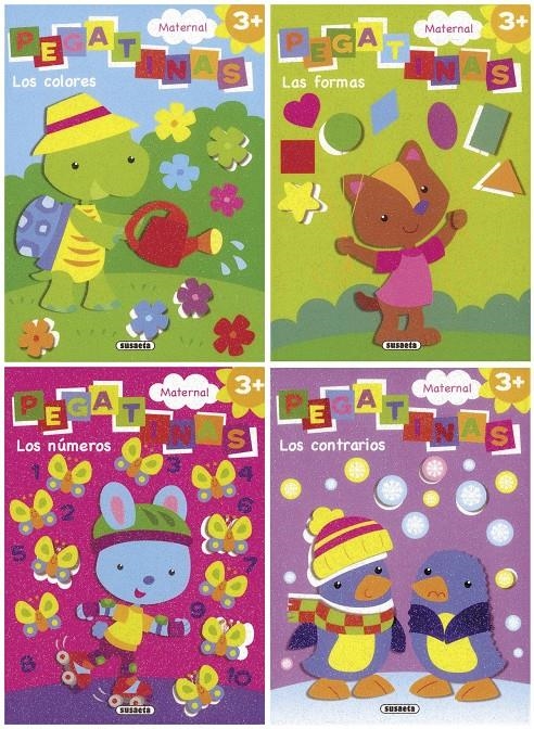 MATERNAL PEGATINAS (4 TÍTULOS) | 9788467734225 | BUSQUETS, CARMEN | Llibreria Drac - Librería de Olot | Comprar libros en catalán y castellano online