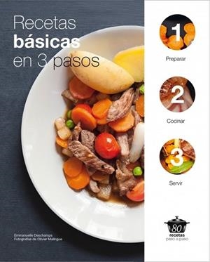 RECETAS BASICAS EN 3 PASOS | 9788425347269 | DESCHAMPS, EMMANUELLE | Llibreria Drac - Llibreria d'Olot | Comprar llibres en català i castellà online