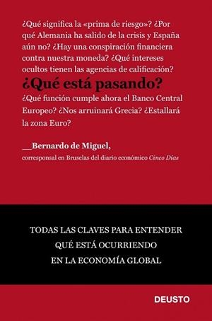 QUE ESTA PASANDO | 9788423428557 | DE MIGUEL, BERNARDO | Llibreria Drac - Librería de Olot | Comprar libros en catalán y castellano online