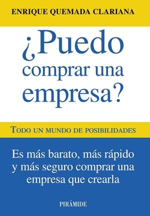PUEDO COMPRAR UNA EMPRESA? | 9788436828900 | QUEMADA CLARIANA, ENRIQUE | Llibreria Drac - Librería de Olot | Comprar libros en catalán y castellano online
