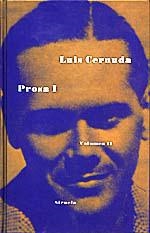 PROSA I. VOLUMEN II (LUIS CERNUDA) | 9788478442140 | CERNUDA, LUIS | Llibreria Drac - Librería de Olot | Comprar libros en catalán y castellano online