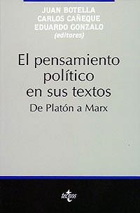 PENSAMIENTO POLITICO EN SUS TEXTOS | 9788430925223 | BOTELLA,JUAN | Llibreria Drac - Llibreria d'Olot | Comprar llibres en català i castellà online