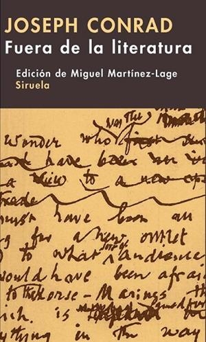 FUERA DE LA LITERATURA | 9788498412598 | CONRAD, JOSEPH | Llibreria Drac - Llibreria d'Olot | Comprar llibres en català i castellà online