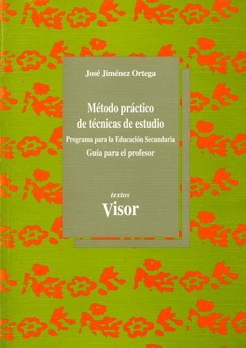 METODO PRACTICO DE TECNICAS DE ESTUDIO.PROFESOR | 9788477745037 | JIMENEZ ORTEGA, JOSE | Llibreria Drac - Librería de Olot | Comprar libros en catalán y castellano online