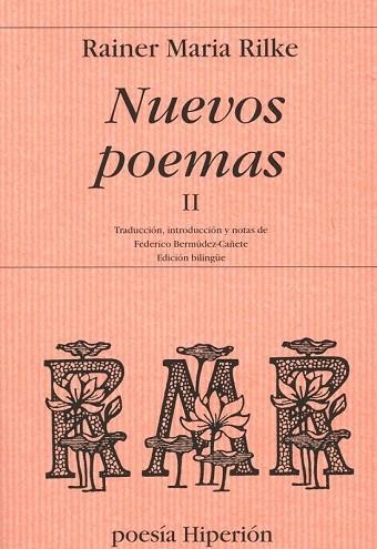 NUEVOS POEMAS II (RILKE) | 9788475174105 | RILKE, RAINER MARIA | Llibreria Drac - Llibreria d'Olot | Comprar llibres en català i castellà online