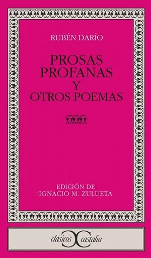 PROSAS PROFANAS Y OTROS POEMAS | 9788470394164 | DARIO, RUBEN | Llibreria Drac - Llibreria d'Olot | Comprar llibres en català i castellà online