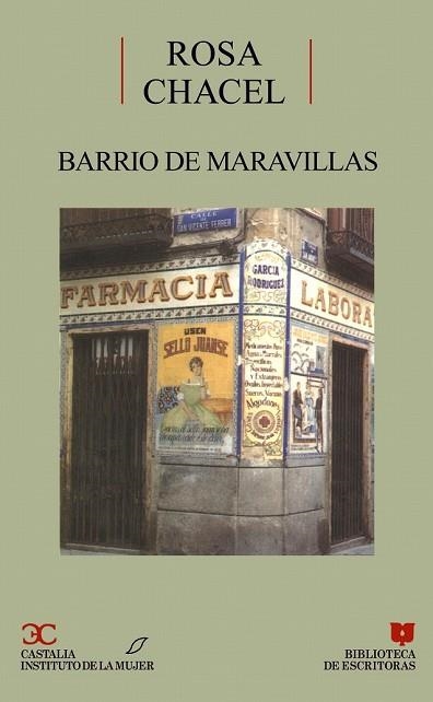 BARRIO DE MARAVILLAS           (DIP) | 9788470396670 | CHACEL, ROSA | Llibreria Drac - Librería de Olot | Comprar libros en catalán y castellano online