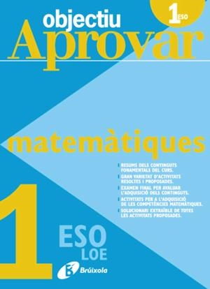 OBJECTIU APROVAR MATEMATIQUES 1 ESO | 9788499060132 | VV.AA. | Llibreria Drac - Llibreria d'Olot | Comprar llibres en català i castellà online