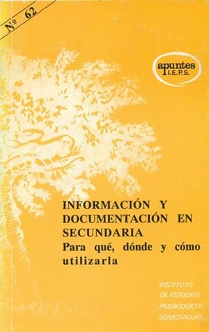 INFORMACION Y DOCUMENTACION EN SECUNDARIA | 9788427711396 | Llibreria Drac - Llibreria d'Olot | Comprar llibres en català i castellà online