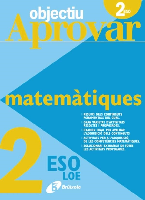 OBJECTIU APROVAR MATEMATIQUES 2 ESO | 9788499060101 | VV.AA | Llibreria Drac - Llibreria d'Olot | Comprar llibres en català i castellà online