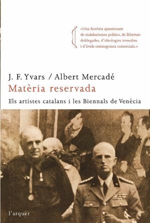 MATERIA RESERVADA | 9788466410205 | YVARS, J.F.  MERCADE, ALBERT | Llibreria Drac - Librería de Olot | Comprar libros en catalán y castellano online