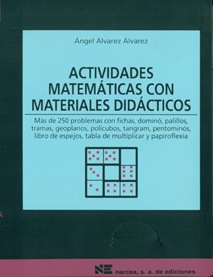 ACTIVIDADES MATEMATICAS CON MATERIALES DIDACTICOS | 9788427711556 | ALVAREZ ALVAREZ, ANGEL | Llibreria Drac - Librería de Olot | Comprar libros en catalán y castellano online