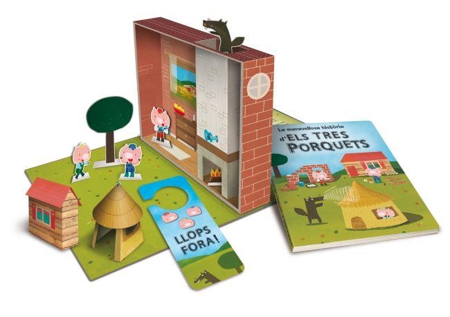 TRES PORQUETS, ELS (UN CONTE PER JUGAR) | 9788415697756 | JAMMES, LAURENCE | Llibreria Drac - Librería de Olot | Comprar libros en catalán y castellano online