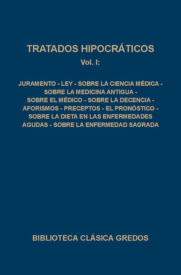TRATADOS HIPOCRATICOS, I | 9788424908935 | HIPOCRATES | Llibreria Drac - Librería de Olot | Comprar libros en catalán y castellano online