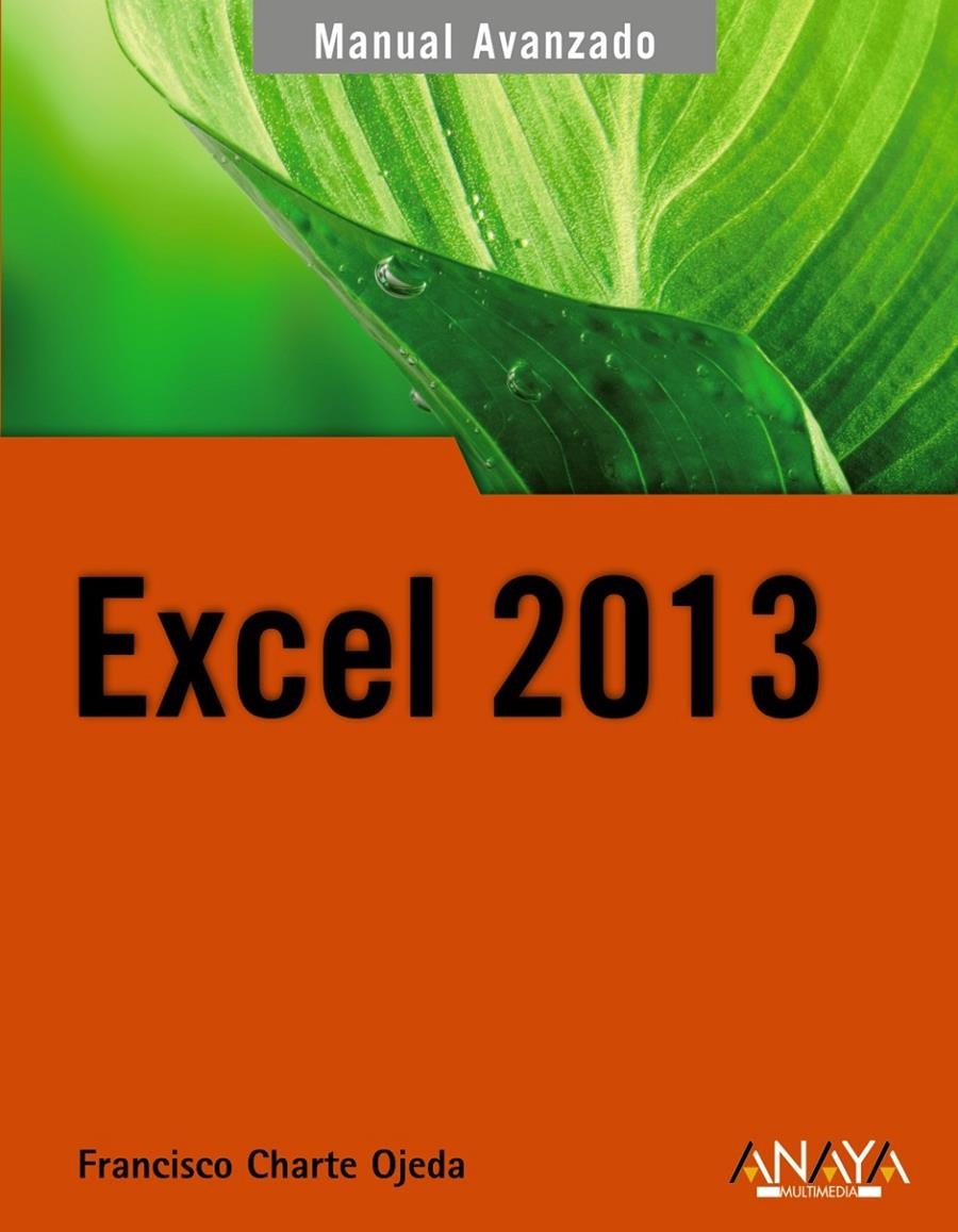 EXCEL 2013 (MANUAL AVANZADO) | 9788441533615 | CHARTE, FRANCISCO | Llibreria Drac - Librería de Olot | Comprar libros en catalán y castellano online