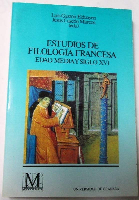 ESTUDIOS DE FILOLOGIA FRANCESA.EDAD MEDIA Y SIGLO | 9788433822567 | Llibreria Drac - Librería de Olot | Comprar libros en catalán y castellano online