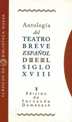 ANTOLOGIA DEL TEATRO BREVE ESPAÐOL DEL SIGLO XVIII | 9788470304675 | Llibreria Drac - Llibreria d'Olot | Comprar llibres en català i castellà online