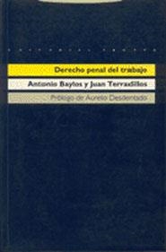 DERECHO PENAL DEL TRABAJO | 9788481642056 | BAYLOS, ANTONIO | Llibreria Drac - Llibreria d'Olot | Comprar llibres en català i castellà online