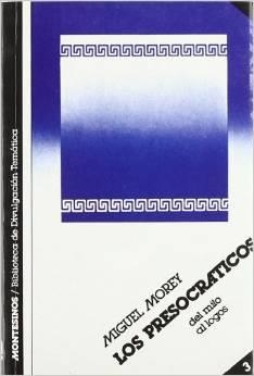 PRESOCRATICOS, LOS | 9788489354708 | MOREY, MIGUEL | Llibreria Drac - Librería de Olot | Comprar libros en catalán y castellano online