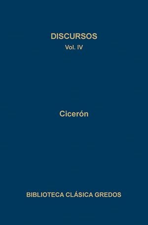 DISCURSOS IV | 9788424916497 | CICERON, MARCO TULIO | Llibreria Drac - Llibreria d'Olot | Comprar llibres en català i castellà online