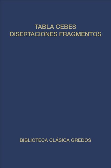 TABLA DE CEBES | 9788424916893 | RUFO, MUSONIO | Llibreria Drac - Librería de Olot | Comprar libros en catalán y castellano online