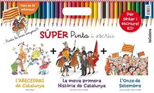 SÚPER PINTA I ESCRIU CATALUNYA | 9788424653385 | CANYELLES, ANNA; SOLER, TONI; BAYÉS, PILARÍN | Llibreria Drac - Librería de Olot | Comprar libros en catalán y castellano online