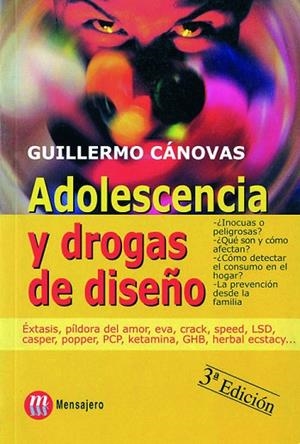 ADOLESCENCIA Y DROGAS DE DISEÑO | 9788427120686 | CANOVAS, GUILLERMO | Llibreria Drac - Librería de Olot | Comprar libros en catalán y castellano online