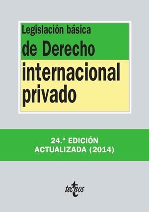 LEGISLACIÓN BÁSICA DE DERECHO INTERNACIONAL PRIVADO (EDICIÓN 2014) | 9788430962457 | VV.AA. | Llibreria Drac - Librería de Olot | Comprar libros en catalán y castellano online