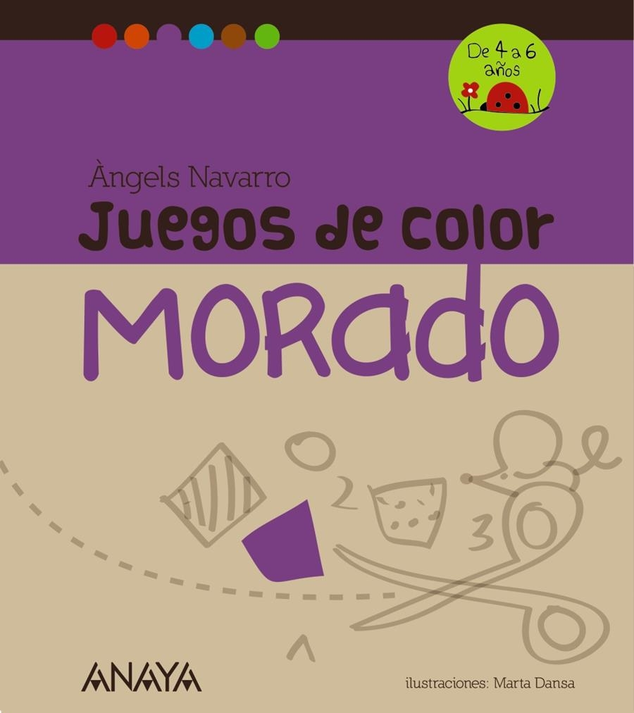 JUEGOS DE COLOR MORADO | 9788467840247 | NAVARRO, ÀNGELS | Llibreria Drac - Librería de Olot | Comprar libros en catalán y castellano online