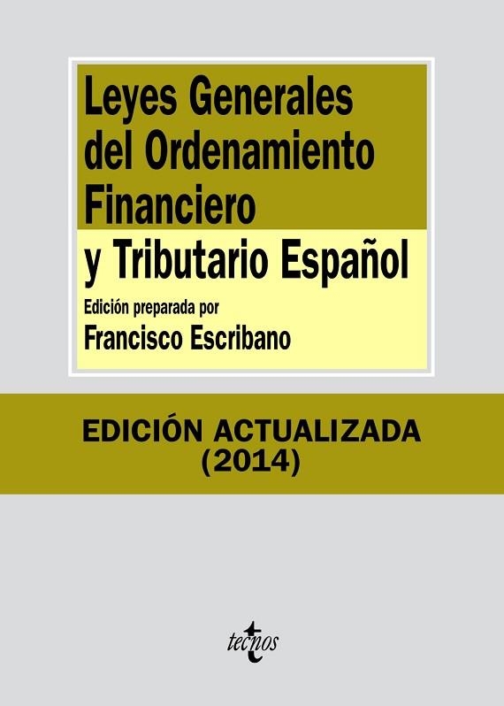 LEYES GENERALES DEL ORDENAMIENTO FINANCIERO Y TRIBUTARIO ESPAÑOL | 9788430963614 | AA.DD | Llibreria Drac - Librería de Olot | Comprar libros en catalán y castellano online