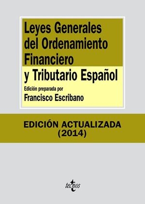LEYES GENERALES DEL ORDENAMIENTO FINANCIERO Y TRIBUTARIO ESPAÑOL | 9788430963614 | AA.DD | Llibreria Drac - Librería de Olot | Comprar libros en catalán y castellano online
