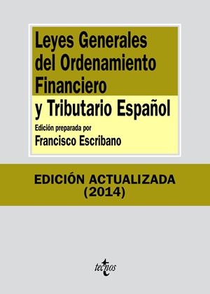 LEYES GENERALES DEL ORDENAMIENTO FINANCIERO Y TRIBUTARIO ESPAÑOL | 9788430963614 | AA.DD | Llibreria Drac - Librería de Olot | Comprar libros en catalán y castellano online