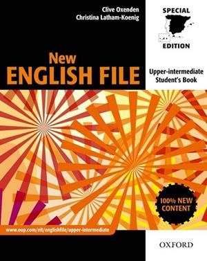 NEW ENGLISH FILE UPPER-INTERMEDIATE: STUDENT'S BOOK | 9780194518437 | CLIVE OXENDEN/CRISTINA LATHAM KOENIG | Llibreria Drac - Librería de Olot | Comprar libros en catalán y castellano online