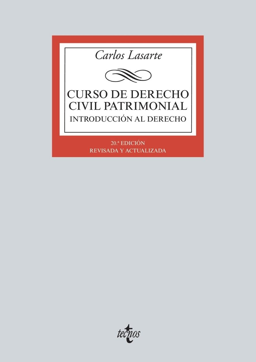 CURSO DE DERECHO CIVIL PATRIMONIAL | 9788430963102 | LASARTE, CARLOS | Llibreria Drac - Librería de Olot | Comprar libros en catalán y castellano online