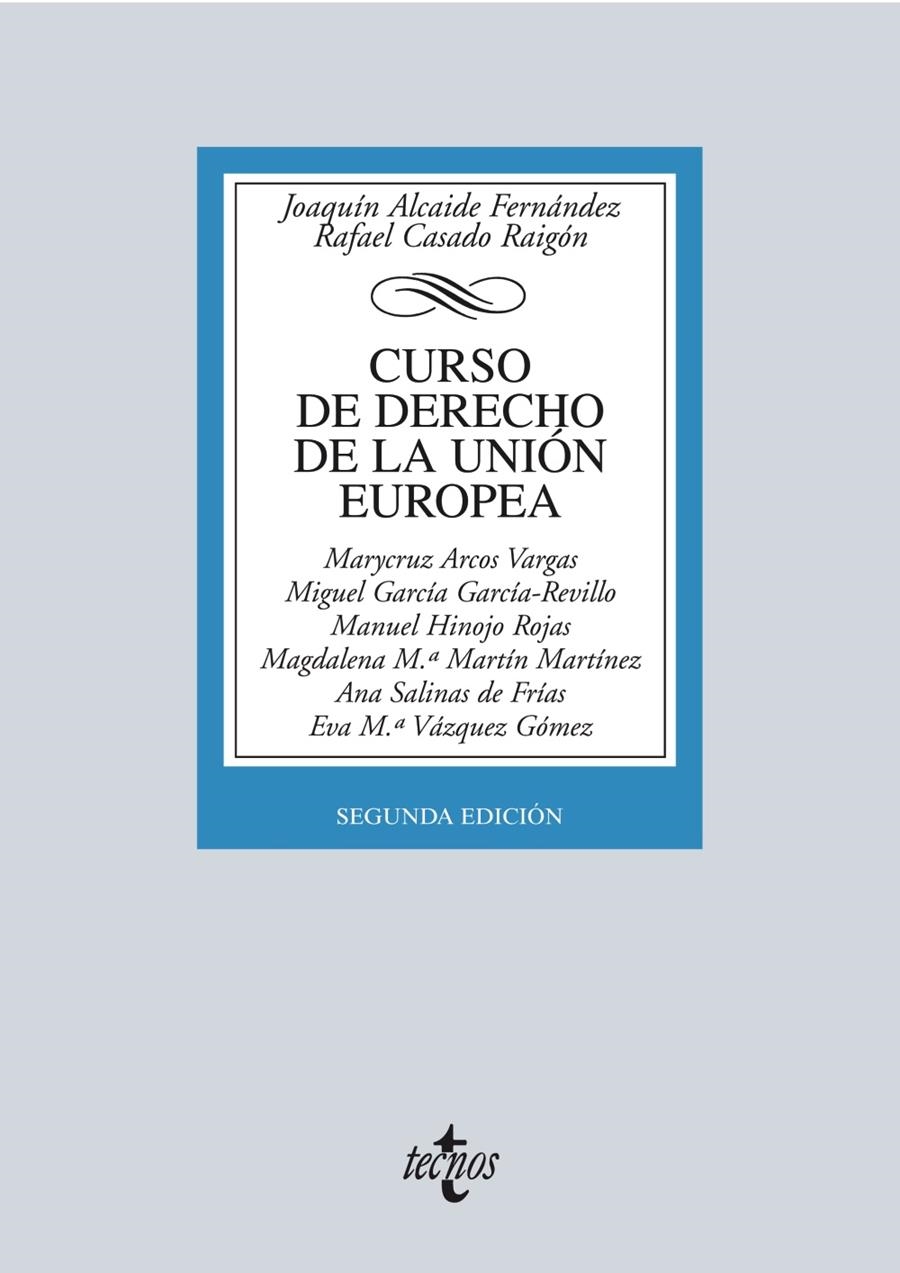 CURSO DE DERECHO DE LA UNIÓN EUROPEA | 9788430962907 | AAVV | Llibreria Drac - Librería de Olot | Comprar libros en catalán y castellano online