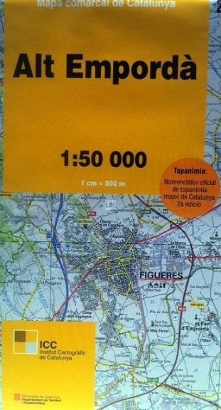 MAPA ALT EMPORDA Nº2 1:50.000 - MAPA COMARCAL CATALUNYA (2014) | 9788439390534 | Llibreria Drac - Llibreria d'Olot | Comprar llibres en català i castellà online